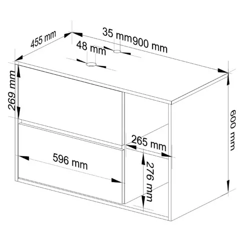wymiary szafki do łazienki