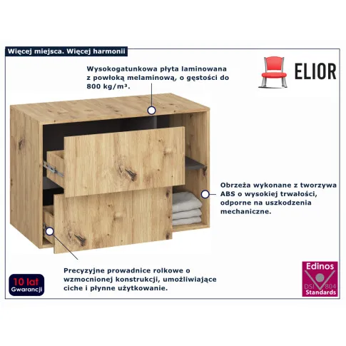 szafka łazienkowa z szufladami Hosti