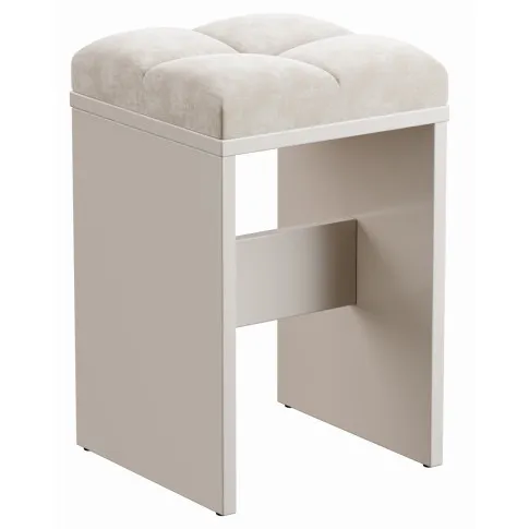 kaszmirowy pikowany taboret Zendi