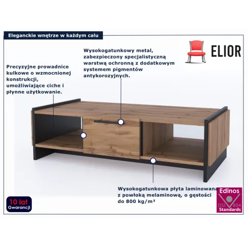 Stolik kawowy do salonu nowoczesnego Fellia 5X