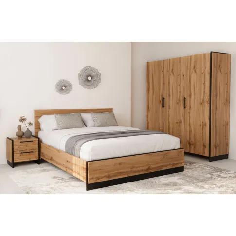 Sypialnia z wykorzystaniem zestawu szafek nocnych Fellia 13X