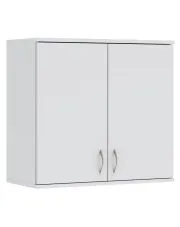 Dwudrzwiowa biała nadstawka na szafę - Gino w sklepie Edinos.pl