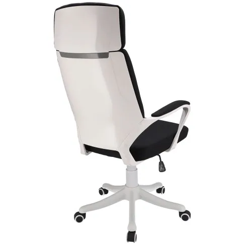 Szczegółowe zdjęcie nr 7 produktu Czarny fotel dziecięcy młodzieżowy do biurka - Wiopa