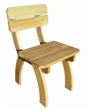 Drewniane krzesło ogrodowe - Darco w sklepie Edinos.pl