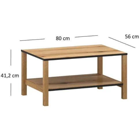 Wymiary ławy prostokątnej Eccio 5X