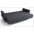 Szczegółowe zdjęcie nr 5 produktu Ciemnoszara sofa rozkładana - Dulam
