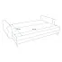 Szczegółowe zdjęcie nr 6 produktu Ciemnoszara sofa rozkładana - Dulam