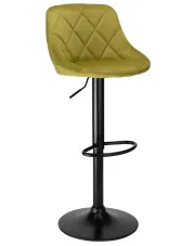 Oliwkowy hoker welurowy na czarnej nodze - Restix 3X w sklepie Edinos.pl