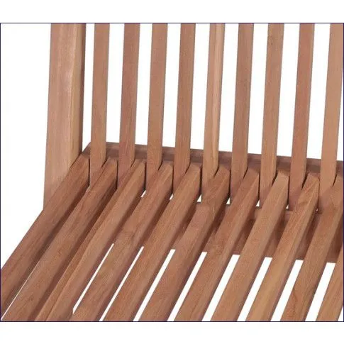 Szczegółowe zdjęcie nr 9 produktu Składane krzesła ogrodowe tekowe Ficaro - 2 szt