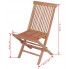 Szczegółowe zdjęcie nr 10 produktu Składane krzesła ogrodowe tekowe Soriano - 2 szt