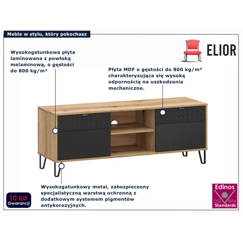 Szafka RTV loft Eccio 11X