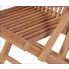 Szczegółowe zdjęcie nr 5 produktu Składane drewniane krzesła ogrodowe Soriano 2X - 2 szt