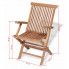 Szczegółowe zdjęcie nr 6 produktu Składane drewniane krzesła ogrodowe Soriano 2X - 2 szt