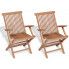 Zdjęcie produktu Drewniane krzesła ogrodowe Soriano 2X - 2 szt.