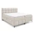 Kremowe łóżko kontynentalne Ravesso