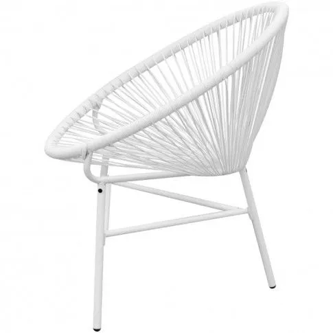 Zdjęcie nowoczesne okrągłe krzesło ogrodowe Corrigan - sklep Edinos.pl
