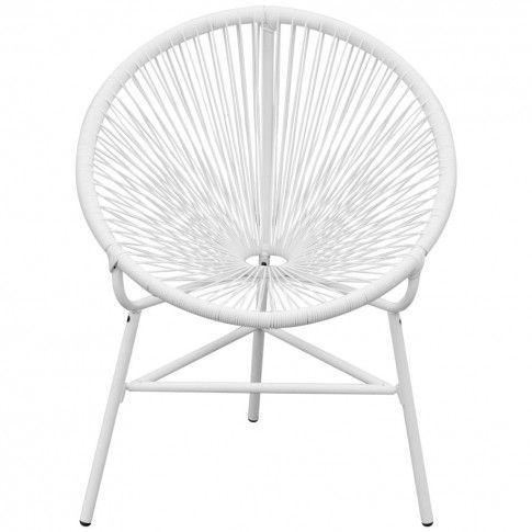Szczegółowe zdjęcie nr 5 produktu Krzesło ogrodowe Corrigan - białe