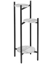 Biały marmurowy stojak na kwiaty - Retix 4X w sklepie Edinos.pl