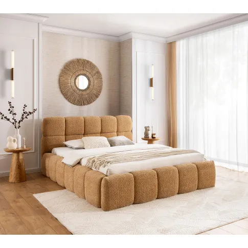 Wizualizacja z pomaranczowym lozkiem Mellario