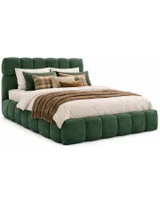 Zielone nowoczesne łóżko chmurka 5 rozmiarów - Mellario w sklepie Edinos.pl