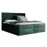 Zielone łóżko kontynentalne Ressari