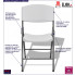 Zestaw składanych krzeseł ogrodowych Andel infografika
