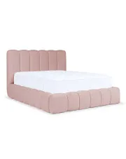 Różowe łóżko chmurka z pojemnikiem 5 rozmiarów - Nuvessa w sklepie Edinos.pl