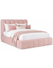 Różowe łóżko chmurka z pojemnikiem 5 rozmiarów - Nuvessa w sklepie Edinos.pl