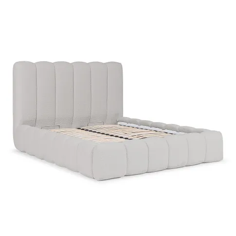 Jasnoszare łóżko chmurka Nuvessa