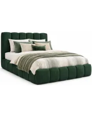 Zielone łóżko chmurka z pojemnikiem 5 rozmiarów - Nuvessa w sklepie Edinos.pl