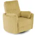 Musztardowy rozkładany fotel wypoczynkowy - Grover