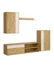 Zestaw mebli dąb artisan+kaszmir - Dondo w sklepie Edinos.pl