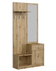 Garderoba do przedpokoju dąb artisan -  Standi w sklepie Edinos.pl