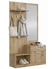 Garderoba do przedpokoju dąb artisan -  Standi w sklepie Edinos.pl