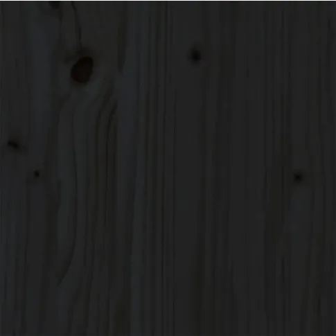 Szczegółowe zdjęcie nr 8 produktu Czarne sosnowe łóżko jednoosobowe 90x200 - Xena 3X