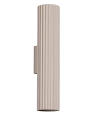 Metalowy podłużny kinkiet ryflowany - D289-Melson w sklepie Edinos.pl