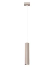 Wisząca lampa tuba nad wyspę taupe - D296-Melson w sklepie Edinos.pl