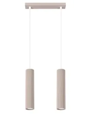 Podwójna lampa wisząca taupe - D297-Melson w sklepie Edinos.pl