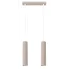 Podwójna lampa wisząca taupe - D297-Melson