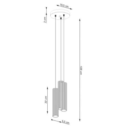 wymiary nowoczesnej lampy do salonu