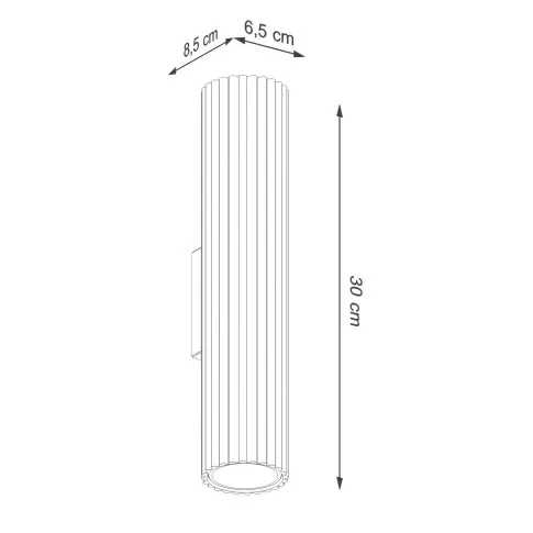 wymiary kinkietu do kuchni