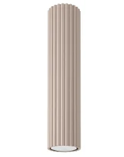 Loftowa lampa sufitowa taupe 30 cm - D293 - Melson w sklepie Edinos.pl