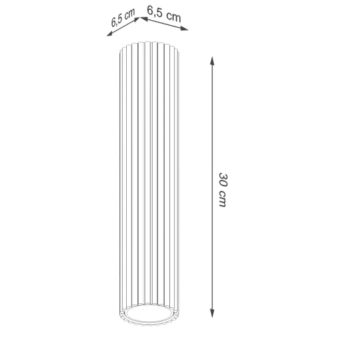 wymiary lampy do salonu