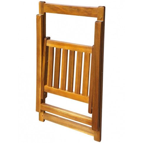 Szczegółowe zdjęcie nr 6 produktu Akacjowe krzesła ogrodowe Hobart 2 szt