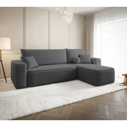 Wizualizacja wnętrza z ciemnoszarym naroznikeim Mossira 4X