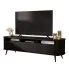 Nowoczesna czarna szafka pod telewizor - Ellmora