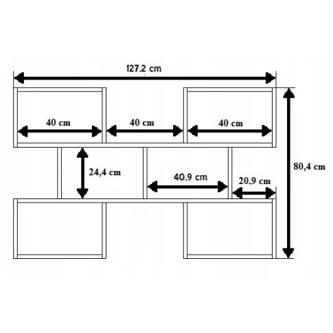 Szczegółowe zdjęcie nr 5 produktu Wisząca półka na kwiaty olcha - Zoix