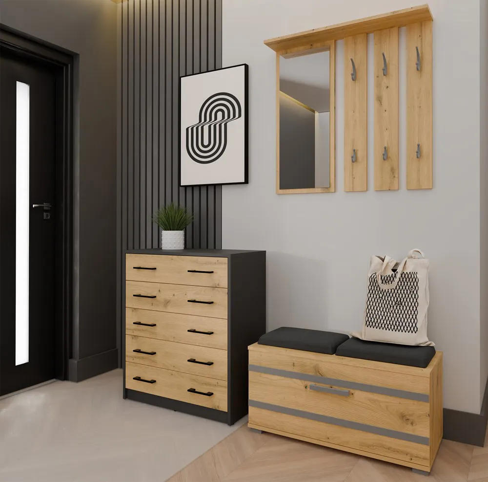 wizualizacja szafji na buty