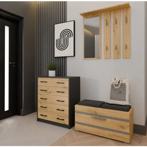 wizualizacja szafki na buty Daxon