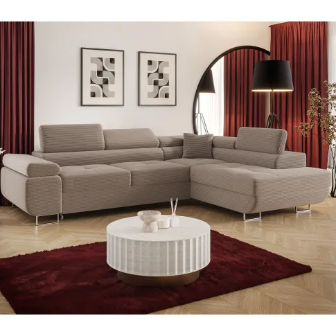 Wizualizacja wnętrza z beżowym Tavesso 4X